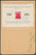 1938 ORBÉK Blokk Elsőnapi  Levélen - Andere & Zonder Classificatie