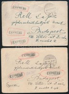 1927-1928 2 Db Expressz Levél 'BÉKÉSCSABA' - Other & Unclassified