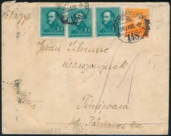 1933 Levél 'BALASSAGYARMAT - VÁC - BUDAPEST' Vasúti Bélyegzéssel Romániába - Other & Unclassified