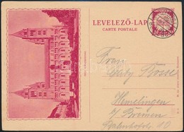 1934 20f Díjjegyes Levelezőlap Németországba - Autres & Non Classés