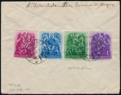 1938 Levél 5 Bélyeges 5 Színű Szent István Bérmentesítéssel Németországba - Other & Unclassified