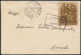 1938 Levél 'NAGYMAROS' Pályaudvari Levélszekrényből - Other & Unclassified