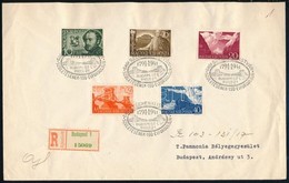 1941 Széchenyi Sor Elsőnapi Ajánlott Levélen - Other & Unclassified