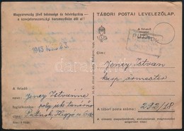 1943 Tábori Posta Levelezőlap 'PUTNOK' Pályaudvari Szekrényből - Sonstige & Ohne Zuordnung