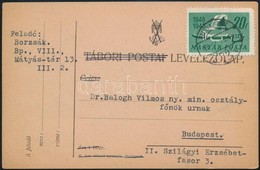 1950 Kései Felhasználású Tábori Postai Levelezőlap - Other & Unclassified