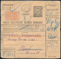 1945 Szállítólevél 60P Készpénz Bérmentesítéssel Illetve 10P Portó Feljegyzéssel és Hátoldalon 80f Illetékkel 'BÉKÉS' -  - Other & Unclassified