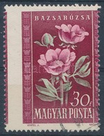 O 1950  Virág (I.) 30f Erős Elfogazással - Andere & Zonder Classificatie