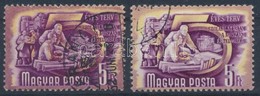 O 1951 Ötéves Terv II. 5Ft Hiányzó Lila árnyalat + Támpéldány - Other & Unclassified