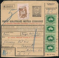 1947 Szállítólevél 8 X 1Ft Bérmentesítéssel 'BÁRDIBÜKK P.U.' - 'CSEPEL' - Other & Unclassified