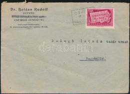 1949 Levél ,,CSURGÓ PU. LEVÉLSZEKRÉNYBŐL' Bélyegzéssel - Other & Unclassified