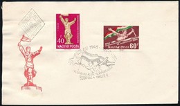 1960 Felszabadulás Vágott Sor FDC-n - Other & Unclassified