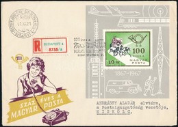 1967 Magyar Posta 'talpas ' Blokk FDC - Andere & Zonder Classificatie