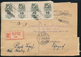 1958 Hivatalos Portómentes Ajánlott Felszólítás 20 Db Illetékbélyeges Költségkiegyenlítéssel, Ritka Dokumentum! / Offici - Autres & Non Classés