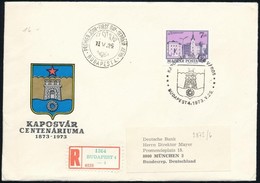 1973 Tájak-városok 7Ft Vágott Bélyeg Ajánlott  FDC-n - Autres & Non Classés