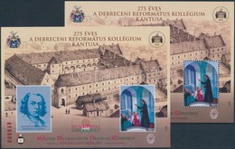 ** 2014 275 éves A Debreceni Református Kollégium Kántusa Fogazott és Vágott Emlékívpár 'A Kiállítás Látogatói Részére'  - Autres & Non Classés
