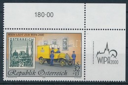 ** 1998 WIPA 2000, Bécs ívsarki Bélyeg,
WIPA 2000, Vienna Corner Stamp
Mi 2270 I - Andere & Zonder Classificatie