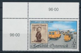 ** 1999 WIPA 2000, Bécs ívsarki Bélyeg,
WIPA 2000, Vienna Corner Stamp
Mi 2292 I - Autres & Non Classés