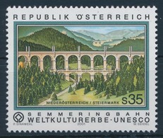 ** 2001 UNESCO Semmering Vasút Bélyeg,
UNESCO Semmering Railway Stamp
Mi 2348 - Autres & Non Classés