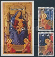 ** 1983 Karácsony Sor + Blokk,
Christmas Set + Block
Mi 597-598 + Mi 16 - Autres & Non Classés