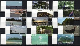 ** 2011 Rarotonga Látképek Sor Mi 28-42 - Autres & Non Classés