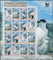 ** 2008 WWF Pingvinek Kisív Mi 454-457 - Autres & Non Classés