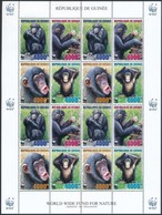 ** 2006 WWF: Csimpánz Kisív Mi 4222-4225 A - Altri & Non Classificati