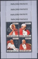 ** 2005 II. János Pál Pápa Halála Arany/ezüst Kisívsor Mi 2976-2991 - Altri & Non Classificati