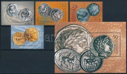 ** 2002 Érmék Sor + Blokk,
Coins Set + Block
Mi 245-248 + 9 - Other & Unclassified