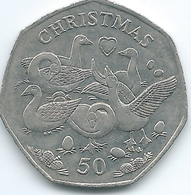 Isle Of Man - Elizabeth II - 2010 - 50 Pence - 6th Day Of Christmas - KM1433 - Isle Of Man