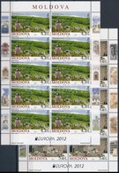 ** 2012 Europa CEPT Látogasson Moldáviába Mi 793-794 Kisívpár - Altri & Non Classificati