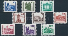 ** 1990 Épületek és Műemlékek Sor,
Buildings And Monuments Set
Mi 3344-3352 - Andere & Zonder Classificatie