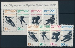 ** 1971 Olimpia Sor + Blokk,
Olympics Set + Block
Mi 680-683 + Mi 6 - Other & Unclassified