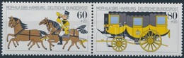 ** 1985 Bélyegkiállítás Pár,
Stamp Exhibition Pair
Mi 1255-1256 - Andere & Zonder Classificatie