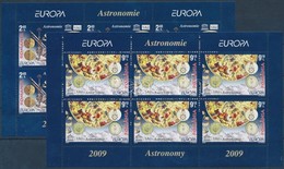 ** 2009 Europa CEPT Csillagászat Kisívsor Mi 6357-6358 I - Andere & Zonder Classificatie