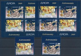 ** 2009 Europa CEPT, Csillagászat ívszéli Sor Mi 6357-6358 + Blokk 445-446 - Autres & Non Classés