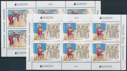 ** 2014 Europa CEPT Hangszerek Kisívpár Mi 6812-6813 - Autres & Non Classés