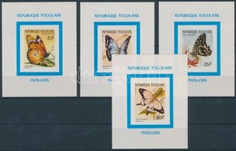 ** 1990 Lepkék Sor Vágott Blokkformában Mi 2162-2165 - Autres & Non Classés