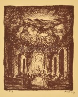 Rudnay Gyula (1878-1957): Mise, Cinkográfia, Papír, Jelzett A Cinkográfián, 15×12 Cm - Andere & Zonder Classificatie