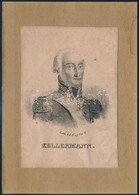 François Christophe Kellermann Francia Tábornok (1735-1820) Litográfia 9x14 Cm - Prints & Engravings