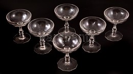 6 Db Kristály Koktélos Pohár - Glass & Crystal