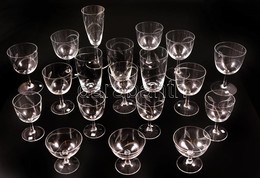 Rosenthal Kristály Poharak (20 Db), Hibátlanok, Csiszoltak, Jelzés Nélkül - Glass & Crystal