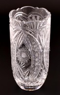 Ólomristály Váza, 30 Cm. Hibátlan - Verre & Cristal