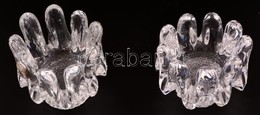 2 Db öntött üveg Kínáló 10 Cm - Glass & Crystal