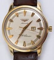 Longines Conquest Calendar Automatic Karóra Szép, Működő állapotban, Bőr Szíjjal / Nice, Working Condition. D: 35mm - Sonstige & Ohne Zuordnung