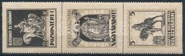 1930 3 Db Irredenta Levélzáró Nagyvárad, Kolozsvár, Pozsony (hármascsíkban) - Zonder Classificatie