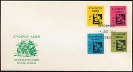 1970 Assen Városi Posta Virág Sorozat FDC - Zonder Classificatie