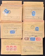 170 Db Ajánlott Hivatalos Felszólítás Rengeteg Bélyeggel és Pótlásokkal Kiegészítve, 1954-es Okmánybélyegekkel - Unclassified