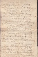 Cca 1780 Birtokügyben Felvett Borsod Vármegyei Tanúvallatási (de Eo Utrum) Jegyzőkönyv, Magyar és Latin Nyelven - Non Classés