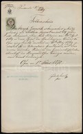 1870 Buda, Az Irgalmas Rend Betegápoldája Fejléces Levélpapírjára írt Levél 50 Kr Okmánybélyeggel - Unclassified