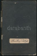 Leckekönyv 1898-1902, 11 Db Illetékbélyeggel - Non Classés